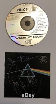 PINK FLOYD Signed / Autographed DARK SIDE CD (David Gilmour/Waters/Mason)