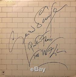PINK FLOYD Signed / Autographed THE WALL Album LP X4 Gilmour/Waters FA LOA