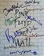 PINK FLOYD THE WALL 8x10 cast signed by DAVID GILMOUR ROGER WATERS BOB GELDOF