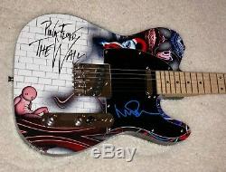 PINK FLOYD THE WALL SIGNED NICK MASON CUSTOM 1 OF 1 TELE ELECTRIC GUITAR WithPROOF