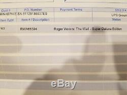 PINK FLOYD The Wall Super Deluxe Edition #497/1500 Signed by Roger Waters