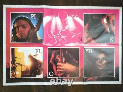 PINK FLOYD Vintage DSOM Folded Poster Insert Roger Waters Autographed JSA LOA