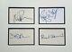 PINK FLOYD autographs framed display signed Beatles era fine signatures (LOA)
