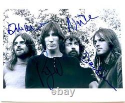 PINK FLOYD band signed Roger Waters David Gilmour Rick Wright Nick Mason auto