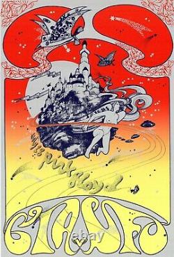 PINK FLOYD poster HAPSHASH OFFICIAL print UFO club 67 Signed by Nigel Waymouth