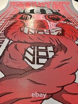 PINK FLOYD's ROGER WATERS THIS IS NOT A DRILL VIPConcert Package! Signed Poster