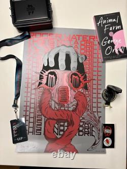 PINK FLOYD's ROGER WATERS THIS IS NOT A DRILL VIPConcert Package! Signed Poster