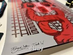 PINK FLOYD's ROGER WATERS THIS IS NOT A DRILL VIPConcert Package! Signed Poster