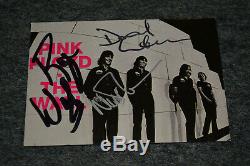 PINK FLOYD signed Autogramm In Person GILMOUR, WATERS, MASON Rar