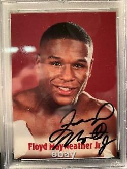 PSA AUTHENTIC 2001 Browns Floyd Mayweather SIGNED Bonus CardScarcerThan His RC