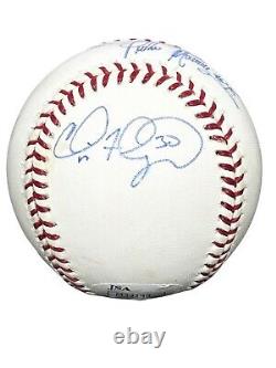 Pedro Martinez Carlos Beltran Cliff Floyd Hand Signed Autographed Baseball Jsa