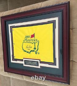 Pga Ray Floyd Signed Autographed Framed Masters Golf Flag (1976 Winner) Raymond