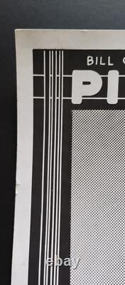 Pink FLoYd Randy Tuten Signed BiLL Graham OakLand CoLiseum 1977 PoSter