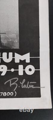 Pink FLoYd Randy Tuten Signed BiLL Graham OakLand CoLiseum 1977 PoSter
