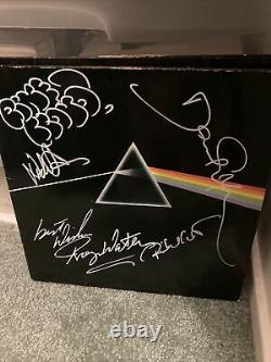 Pink Floyd Album Darkside Of The Moon Signed By All Members Of The Band