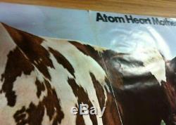 Pink Floyd Autograph 1970 Atom Heart Mother Signed Promo Udder + Poster+ Mailer