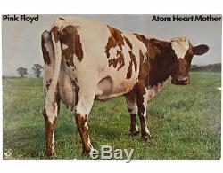 Pink Floyd Autograph 1970 Atom Heart Mother Signed Promo Udder + Poster+ Mailer