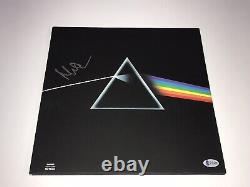 Pink Floyd Autographed Dark Side of The Moon Nick Mason Reissue Vinyl Record BAS