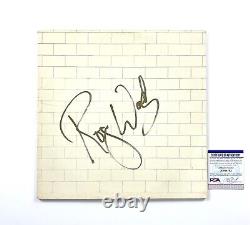 Pink Floyd Autographed The Wall Vinyl Album Record Hand Signed Roger Water PSA