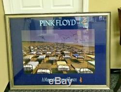 Pink Floyd Band Signed A Momentary Lapse Of Reason Poster Framed Local Pickup