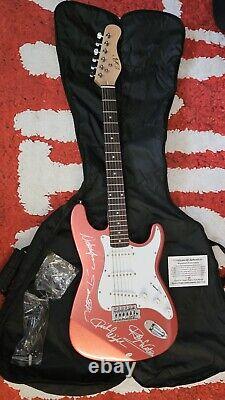 Pink Floyd Band Signed Guitar Coa All Members Rare Music Memorabilia Collectible