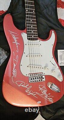 Pink Floyd Band Signed Guitar Coa All Members Rare Music Memorabilia Collectible