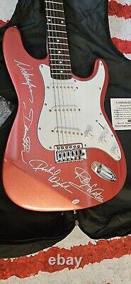 Pink Floyd Band Signed Guitar Coa All Members Rare Music Memorabilia Collectible