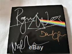 Pink Floyd CD Dark Side of The Moon. Hand signed by Roger/Nick and Dave50