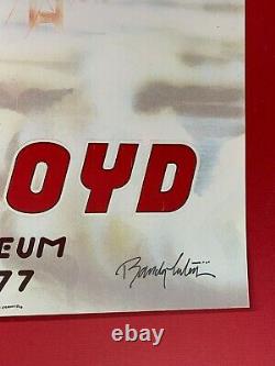 Pink Floyd Concert Poster Oakland Coliseum Rnady Tuten Signed Print Aor 4.47