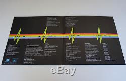Pink Floyd Dark Side Of The Moon 1973 UK 1st Press Solid Blue + Signed Poster