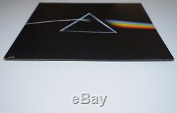 Pink Floyd Dark Side Of The Moon 1973 UK 1st Press Solid Blue + Signed Poster