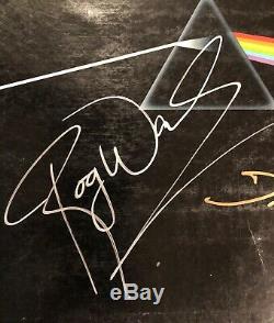Pink Floyd Dark Side Of The Moon LP Originally Autographed By Waters And Gilmour