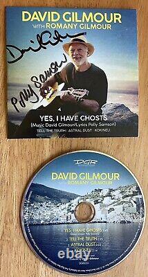 (Pink Floyd) David Gilmour Autographed CD booklet