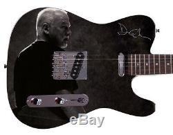 Pink Floyd David Gilmour Autographed Signed Custom Graphics Guitar