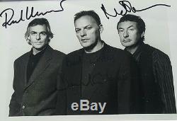 Pink Floyd David Gilmour Nick Mason Rick Wright Signed Autographed Framed Photo