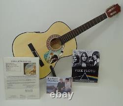 Pink Floyd David Gilmour Polly Samson Autographed Hand Signed Guitar with JSA LOA