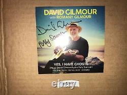 Pink Floyd David Gilmour Signed Autographed CD Yes I Have Ghosts Polly Samson