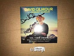 Pink Floyd David Gilmour Signed Autographed CD Yes I Have Ghosts Polly Samson