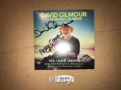 Pink Floyd David Gilmour Signed Autographed CD Yes I Have Ghosts Polly Samson