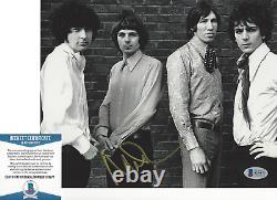 Pink Floyd Drummer Nick Mason Signed Autograph 8x10 Photo Proof Beckett Coa Bas