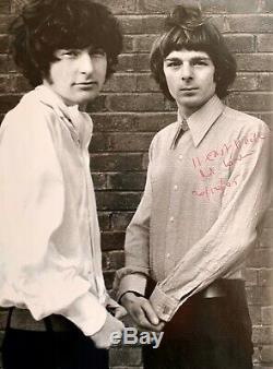 Pink Floyd Genuine Autographed Retro Image Signed At Nick Mason's House 2005