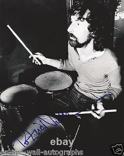 Pink Floyd Hand Signed Autographed Vintage Nick Mason Photo! With Proof + C. O. A