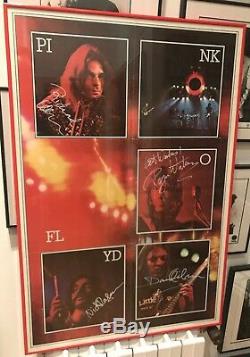 Pink Floyd Live 8 Hand Signed Official Poster + T-shirt + Promo Pass + Ticket