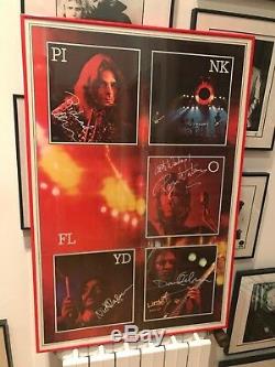 Pink Floyd Live 8 Hand Signed Official Poster + T-shirt + Promo Pass + Ticket