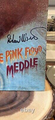 Pink Floyd Meddle, Rare Version 1971 Album Hand Signed By (4) C. O. A, L. O. E