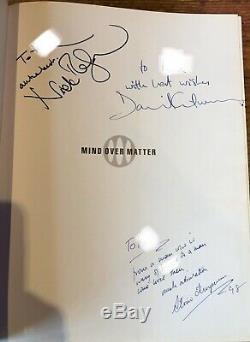 Pink Floyd Mind Over Matter Book Signed By David Gilmour & Nick Mason