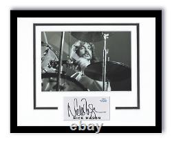 Pink Floyd Nick Mason Autographed Signed 11x14 Framed Photo Drummer