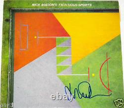 Pink Floyd Nick Mason Hand Signed Autographed Fictitious Sports Album! Proof+coa