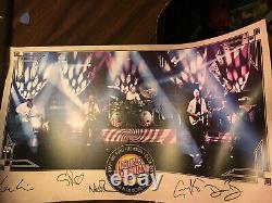 Pink Floyd Nick Mason Saucerful Of Secrets Signed Numbered Autograph Poster EX+