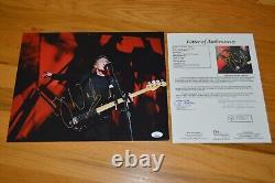 Pink Floyd Roger Waters Autographed 11x14 Color Photo with JSA LOA Nice